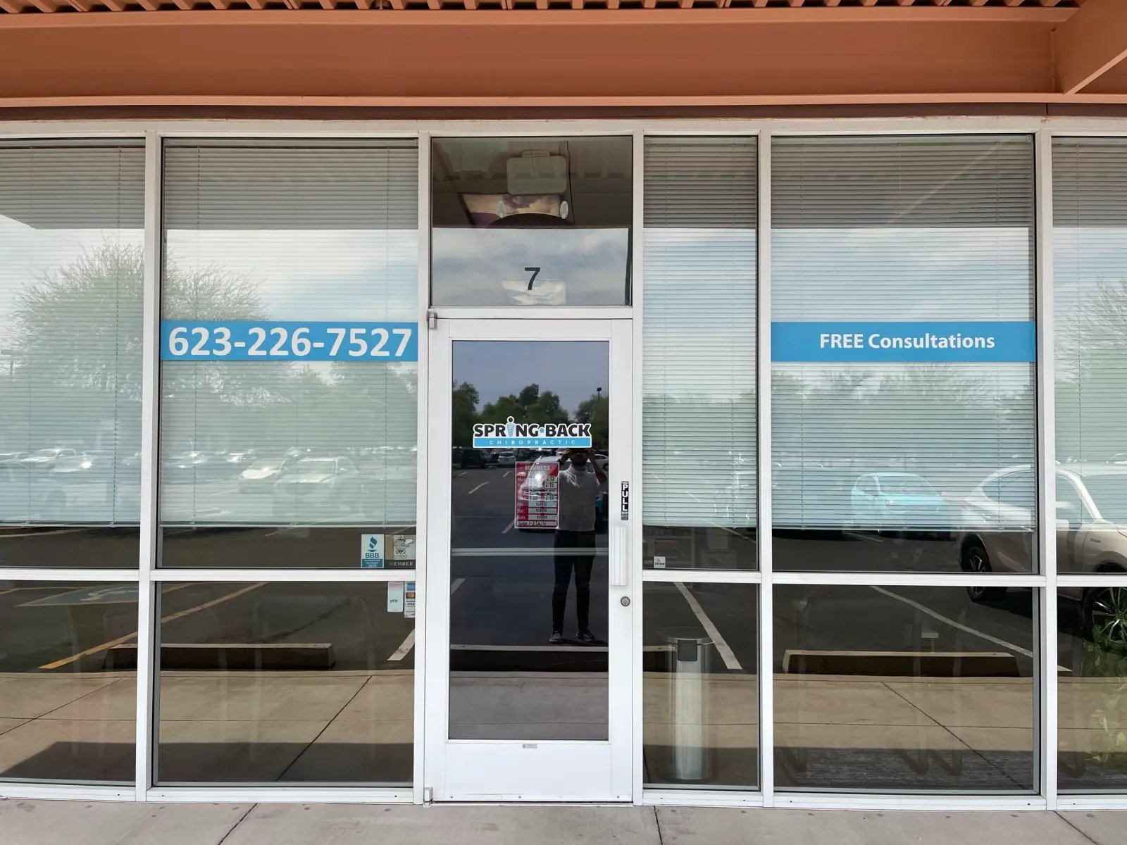 SpringBack Chiropractic storefront in Surprise, AZ